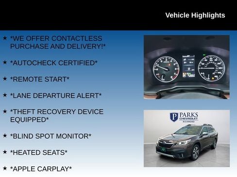 Used 2021 Subaru Outback Touring w/ Popular Package #2 AWD/4WD image 4