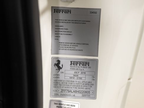 Certified 2017 Ferrari 488 GTB RWD image 32