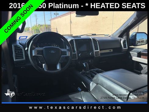 Used 2016 Ford F150 Platinum w/ Equipment Group 701A Luxury image 7