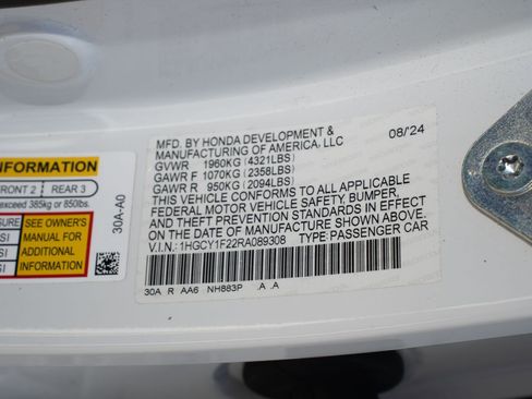 Certified 2024 Honda Accord LX image 36