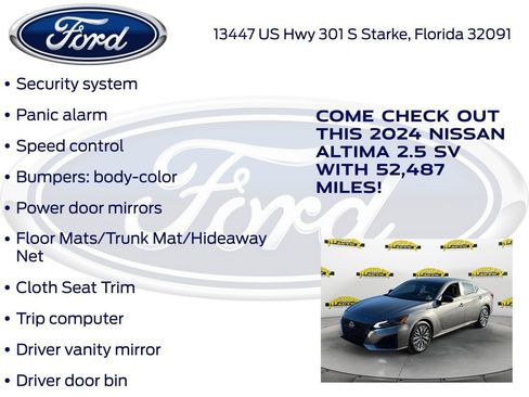 Used 2024 Nissan Altima 2.5 SV FWD image 30