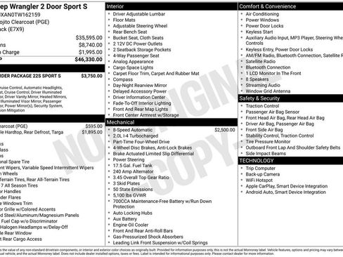 New 2026 Jeep Wrangler Sport AWD/4WD image 11