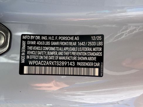 Used 2026 Porsche 911 GT3 RWD image 61