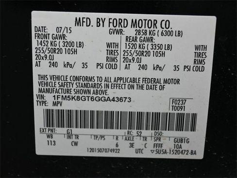 Used 2016 Ford Explorer Sport w/ Equipment Group 401A image 29