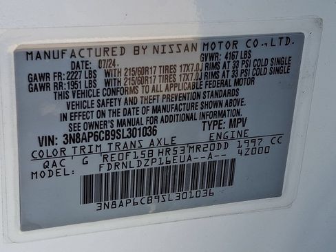 Certified 2025 Nissan Kicks SV AWD/4WD image 25