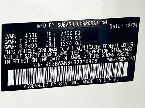 Used 2025 Subaru Legacy Limited AWD/4WD image 33