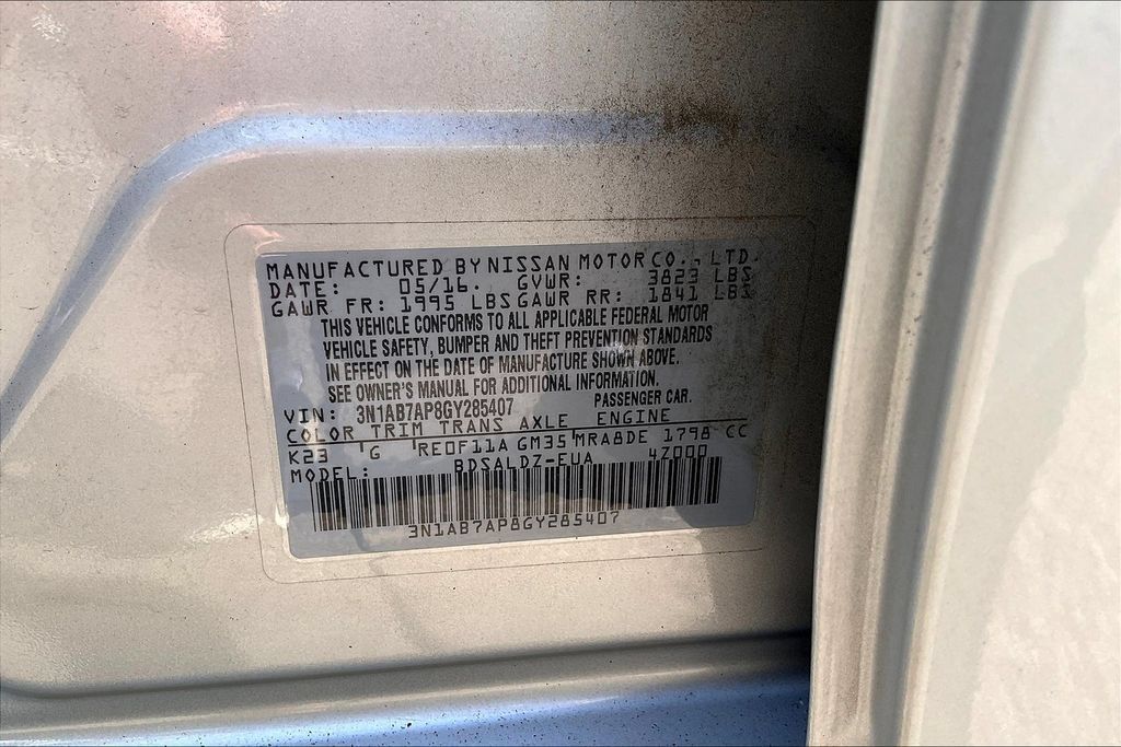 Used 2016 Nissan Sentra SV FWD image 31