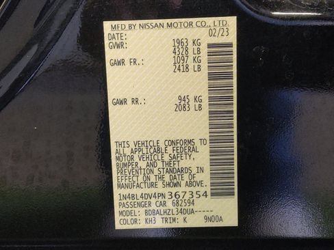 Used 2023 Nissan Altima 2.5 SV FWD image 33