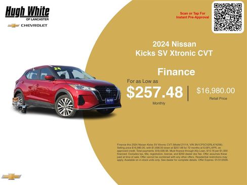 Used 2024 Nissan Kicks SV image 3