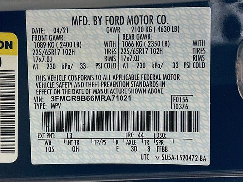 Used 2021 Ford Bronco Sport Big Bend AWD/4WD image 31