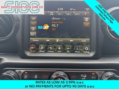 Used 2021 Jeep Wrangler Unlimited Sahara AWD/4WD image 17