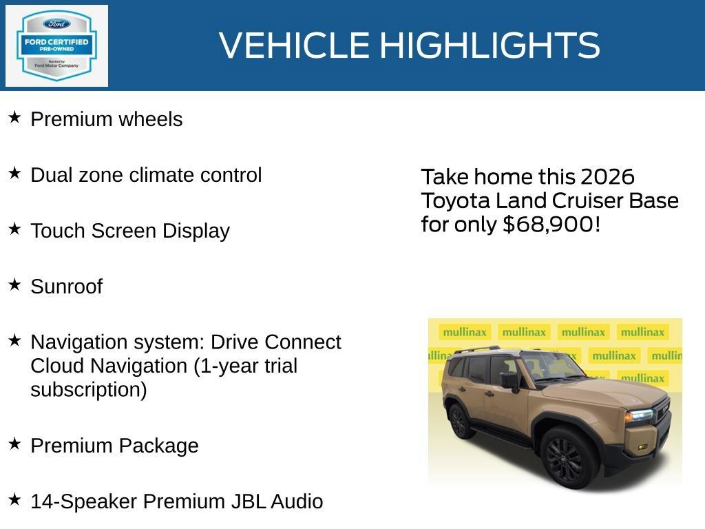 Used 2026 Toyota Land Cruiser w/ Premium Package AWD/4WD image 23