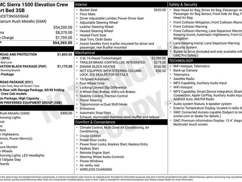 Used 2022 GMC Sierra 1500 Elevation AWD/4WD image 2