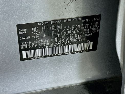 Used 2025 Subaru Outback Premium image 12