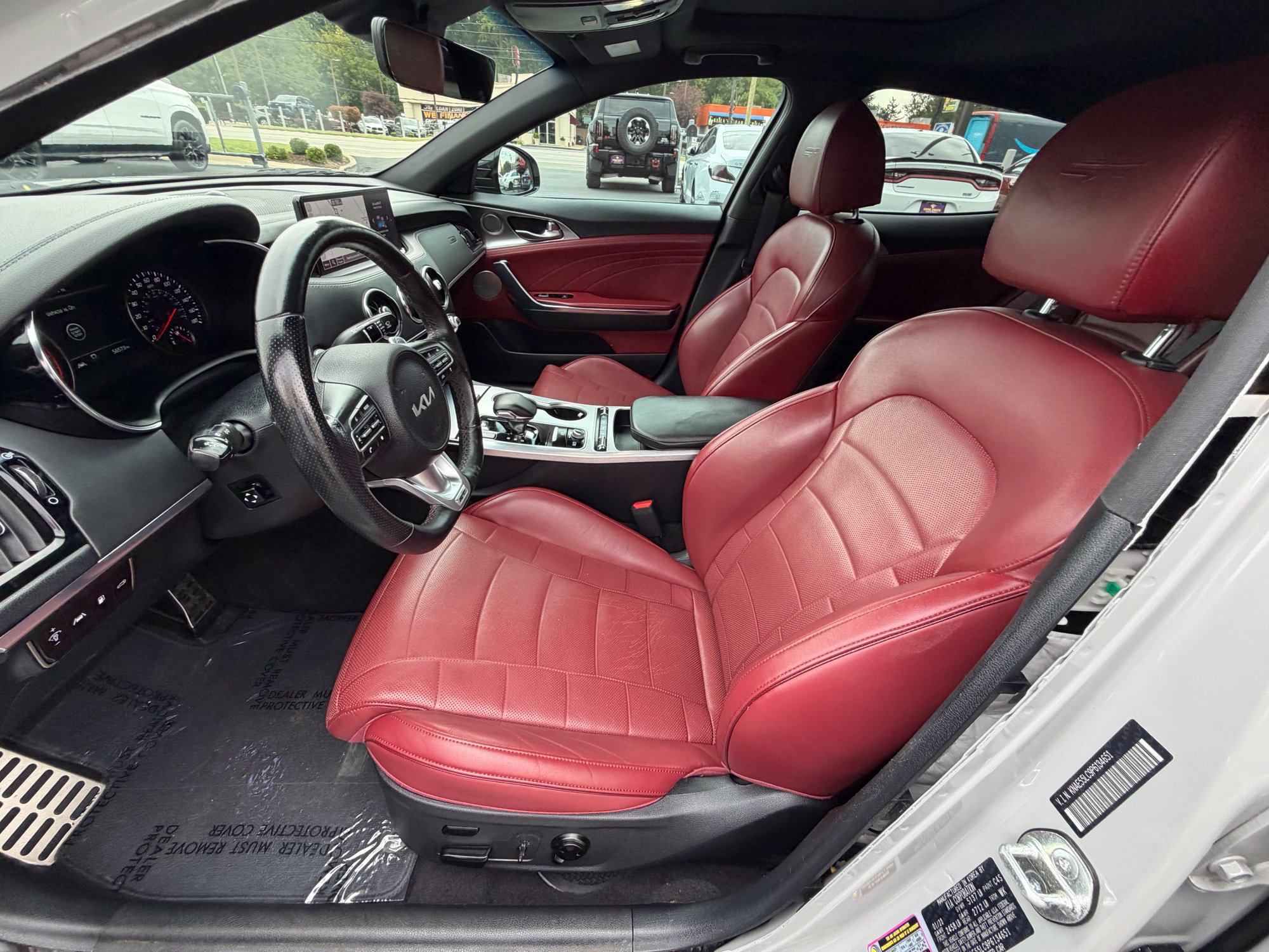 Used 2023 Kia Stinger GT2 w/ Red Interior Color Package AWD/4WD image 11