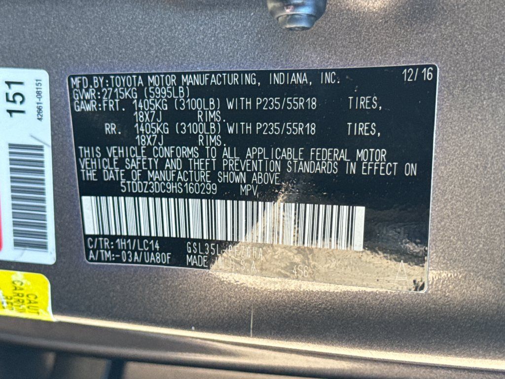 Used 2017 Toyota Sienna XLE Premium w/ Outdoor Package AWD/4WD image 47