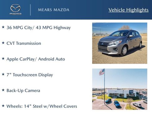 Used 2021 Mitsubishi Mirage SE image 2