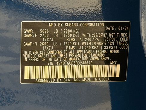 Used 2024 Subaru Outback Wilderness AWD/4WD image 30