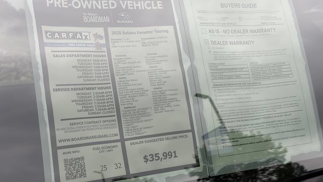 Used 2025 Subaru Forester Touring AWD/4WD image 27