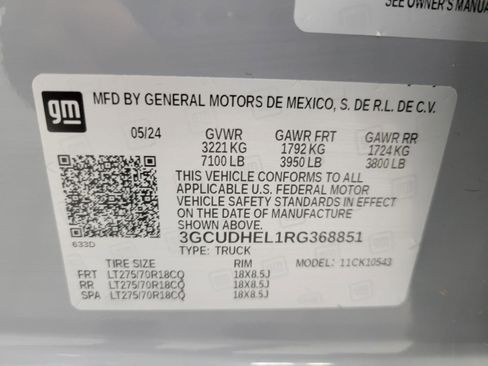 Used 2024 Chevrolet Silverado 1500 ZR2 w/ Technology Package AWD/4WD image 54