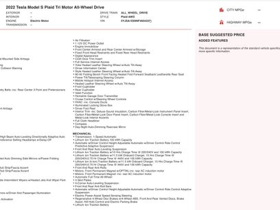 Used 2022 Tesla Model S Plaid