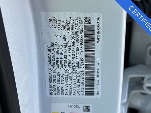 Certified 2026 Honda Civic Sport image 32