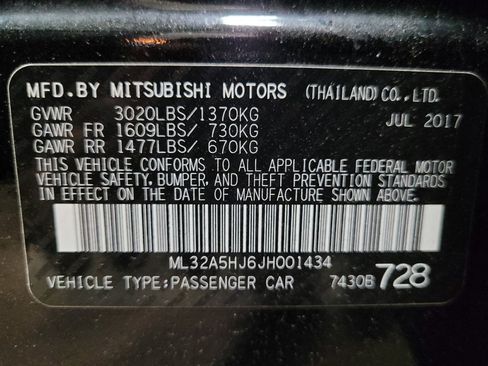 Used 2018 Mitsubishi Mirage GT FWD image 33