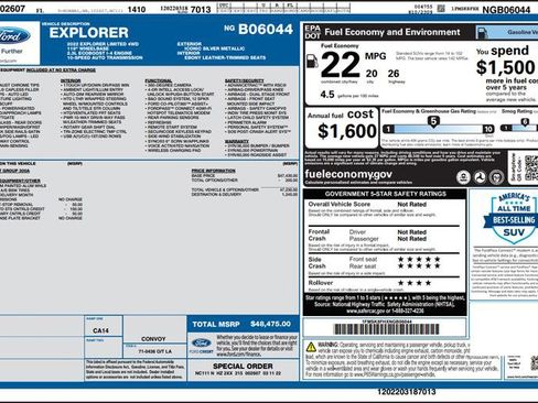 Used 2022 Ford Explorer Limited image 3
