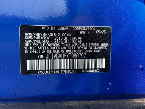 New 2026 Subaru WRX AWD/4WD image 19