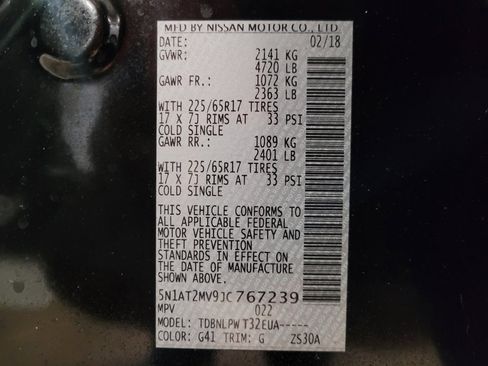 Used 2018 Nissan Rogue S AWD/4WD image 33