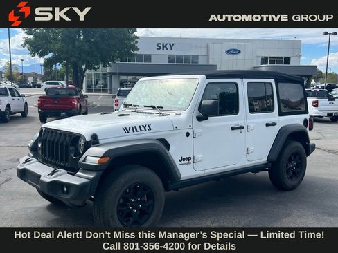 Used 2020 Jeep Wrangler Unlimited Willys image 1