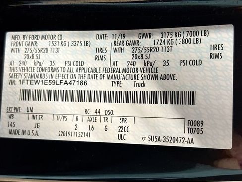 Used 2020 Ford F150 XL w/ Equipment Group 101A Mid AWD/4WD image 26