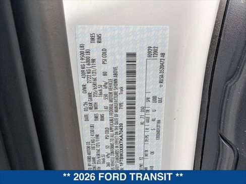 New 2026 Ford Transit 350 148 High Roof Extended RWD image 19