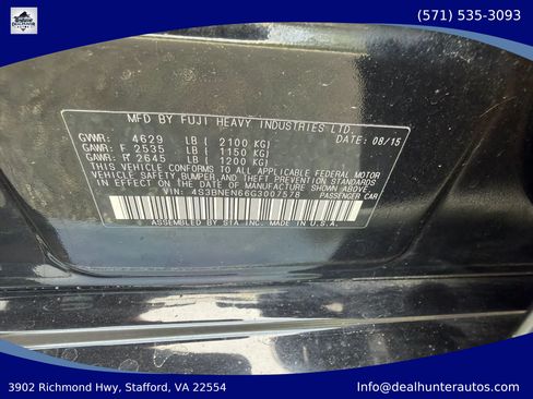 Used 2016 Subaru Legacy 3.6R Limited AWD/4WD image 33