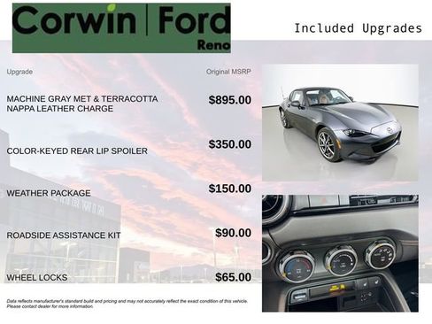 Used 2022 MAZDA MX-5 Miata RF Grand Touring w/ Weather Package image 3