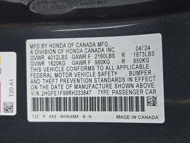 Used 2024 Honda Civic Touring image 26