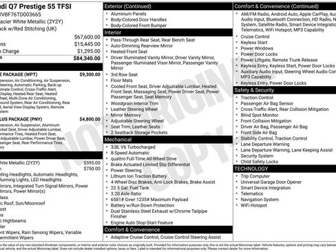 Certified 2026 Audi Q7 3.0T Prestige w/ Prestige Package AWD/4WD image 8