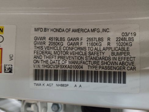 Used 2019 Honda Accord EX-L image 33