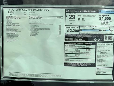 Certified 2025 Mercedes-Benz CLA 250 4MATIC image 26
