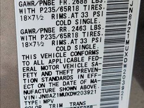 Used 2013 Nissan Murano SL FWD image 14