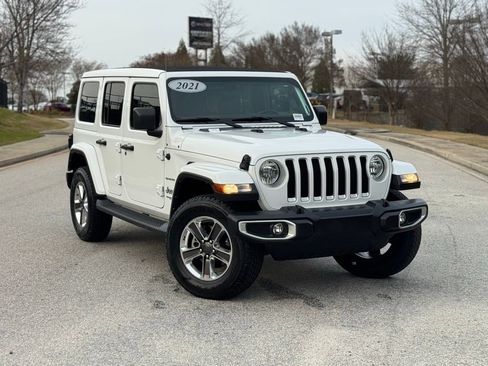 Used 2021 Jeep Wrangler Unlimited Sahara w/ Safety Group image 2