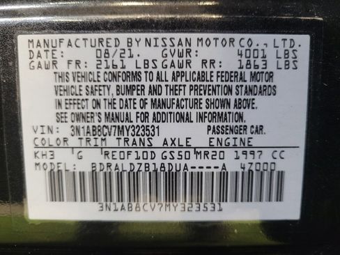 Used 2021 Nissan Sentra SV FWD image 33
