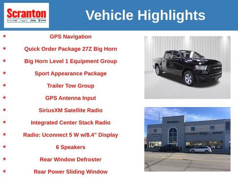 Certified 2023 RAM 1500 Big Horn w/ Trailer Tow Group AWD/4WD image 6