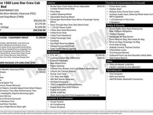 Used 2021 RAM 1500 Lone Star image 36