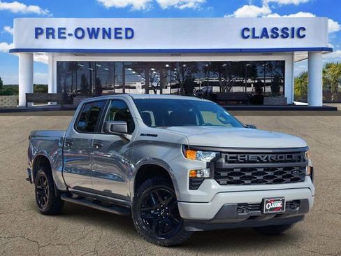 Used 2024 Chevrolet Silverado 1500 Custom w/ Turbomax Blackout Package RWD image 1