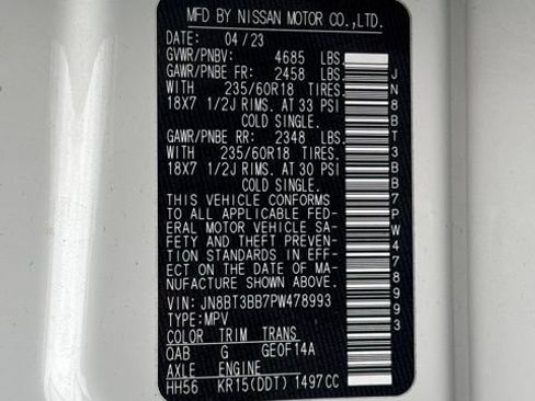 Used 2023 Nissan Rogue SV AWD/4WD image 71