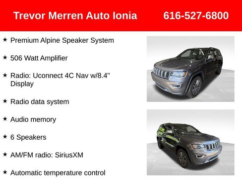 Used 2019 Jeep Grand Cherokee Limited w/ Luxury Group II AWD/4WD image 38