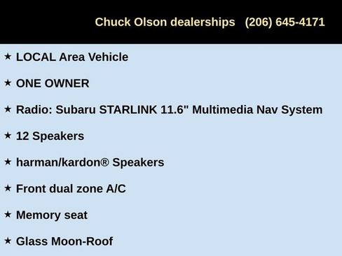 Used 2022 Subaru Outback Limited XT AWD/4WD image 4
