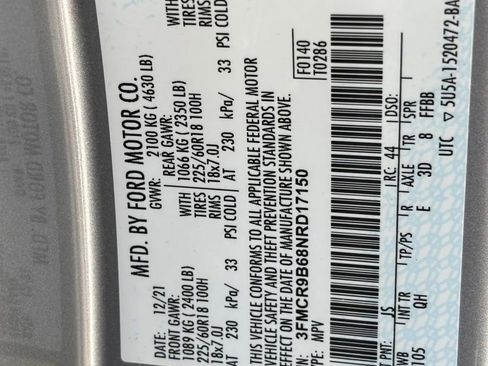 Used 2022 Ford Bronco Sport Big Bend w/ Convenience Package AWD/4WD image 35