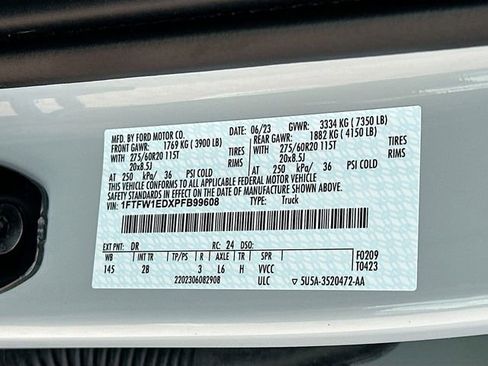 Used 2023 Ford F150 Lariat w/ Equipment Group 502A High AWD/4WD image 33